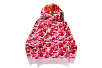 BAPE MENS ABC CAMO SHARK FULL ZIP HOODIE JACKET