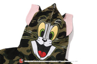 BAPE X TOM AND JERRY 85TH -  TOM 1ST CAMO FULL ZIP HOODIE M