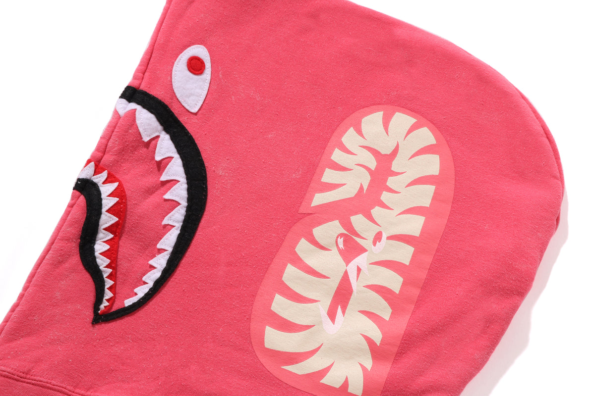 HAND DYE SHARK FULL ZIP HOODIE