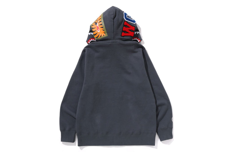 1ST CAMO SHARK FULL ZIP HOODIE