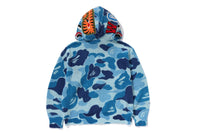 ABC CAMO CROCHET RELAXED FUL ZIP HOODIE