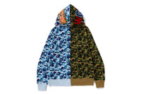 ABC CAMO SEPARATE SHARK FULL ZIP HOODIE