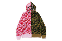 ABC CAMO SEPARATE SHARK FULL ZIP HOODIE