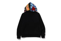 ABC CAMO REVERSIBLE SHARK FULL ZIP HOODIE