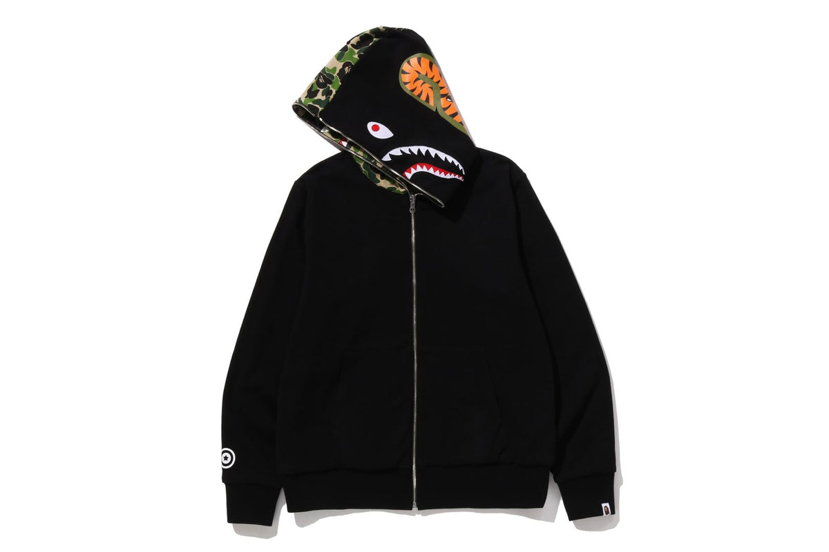 ABC CAMO REVERSIBLE SHARK FULL ZIP HOODIE