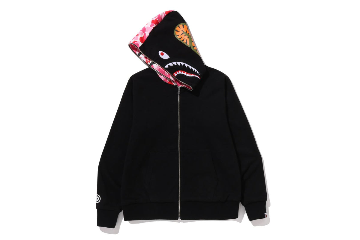 ABC CAMO REVERSIBLE SHARK FULL ZIP HOODIE