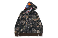 TREE EDGE CAMO SHARK FULL ZIP HOODIE