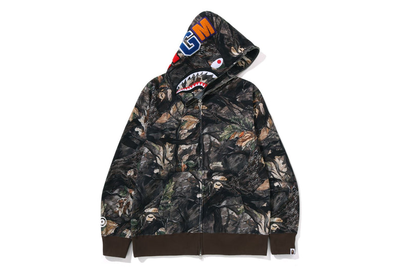 TREE EDGE CAMO SHARK FULL ZIP HOODIE