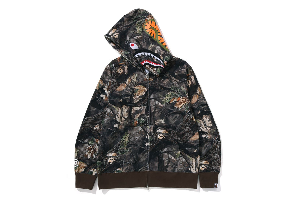 TREE EDGE CAMO SHARK FULL ZIP HOODIE