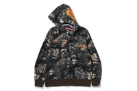 TREE EDGE CAMO SHARK FULL ZIP HOODIE