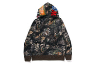 TREE EDGE CAMO SHARK FULL ZIP HOODIE
