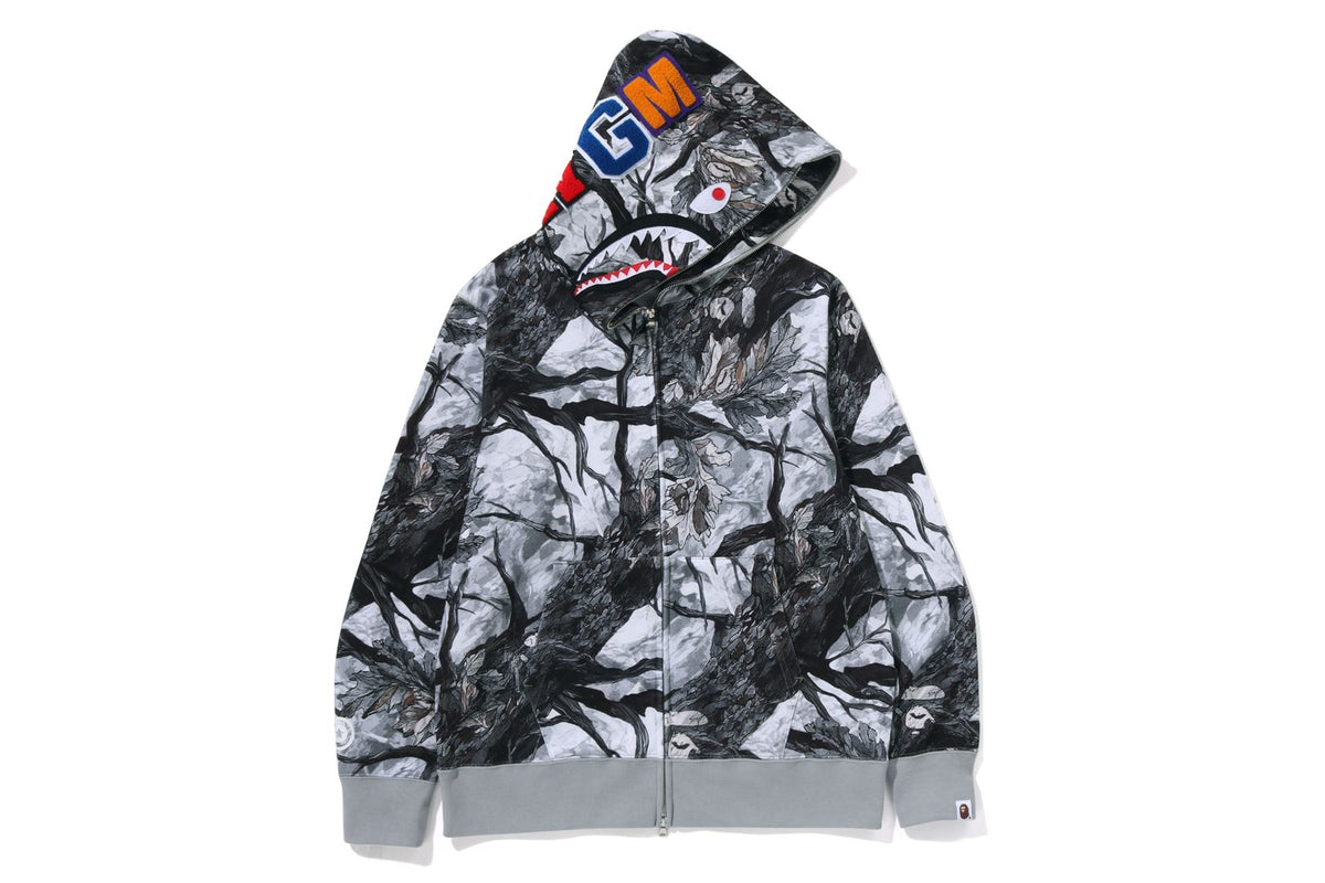 TREE EDGE CAMO SHARK FULL ZIP HOODIE