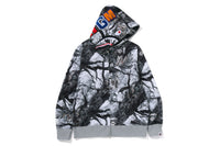 TREE EDGE CAMO SHARK FULL ZIP HOODIE