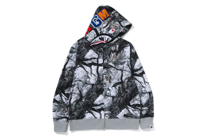 TREE EDGE CAMO SHARK FULL ZIP HOODIE
