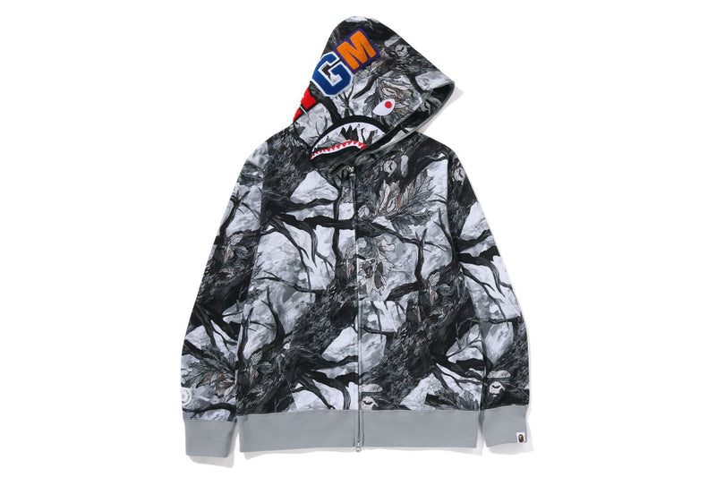 TREE EDGE CAMO SHARK FULL ZIP HOODIE