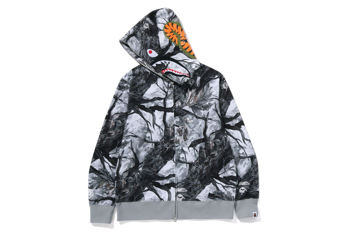TREE EDGE CAMO SHARK FULL ZIP HOODIE
