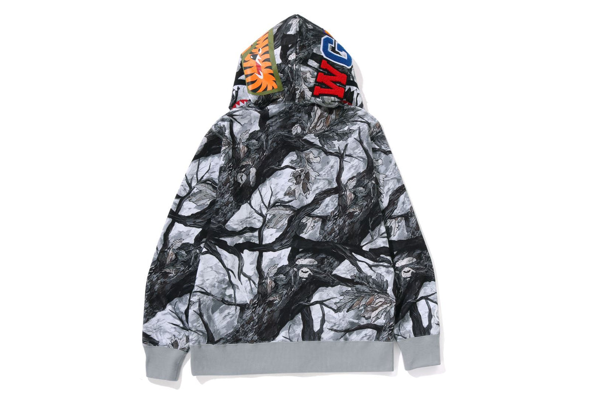 TREE EDGE CAMO SHARK FULL ZIP HOODIE