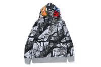 TREE EDGE CAMO SHARK FULL ZIP HOODIE