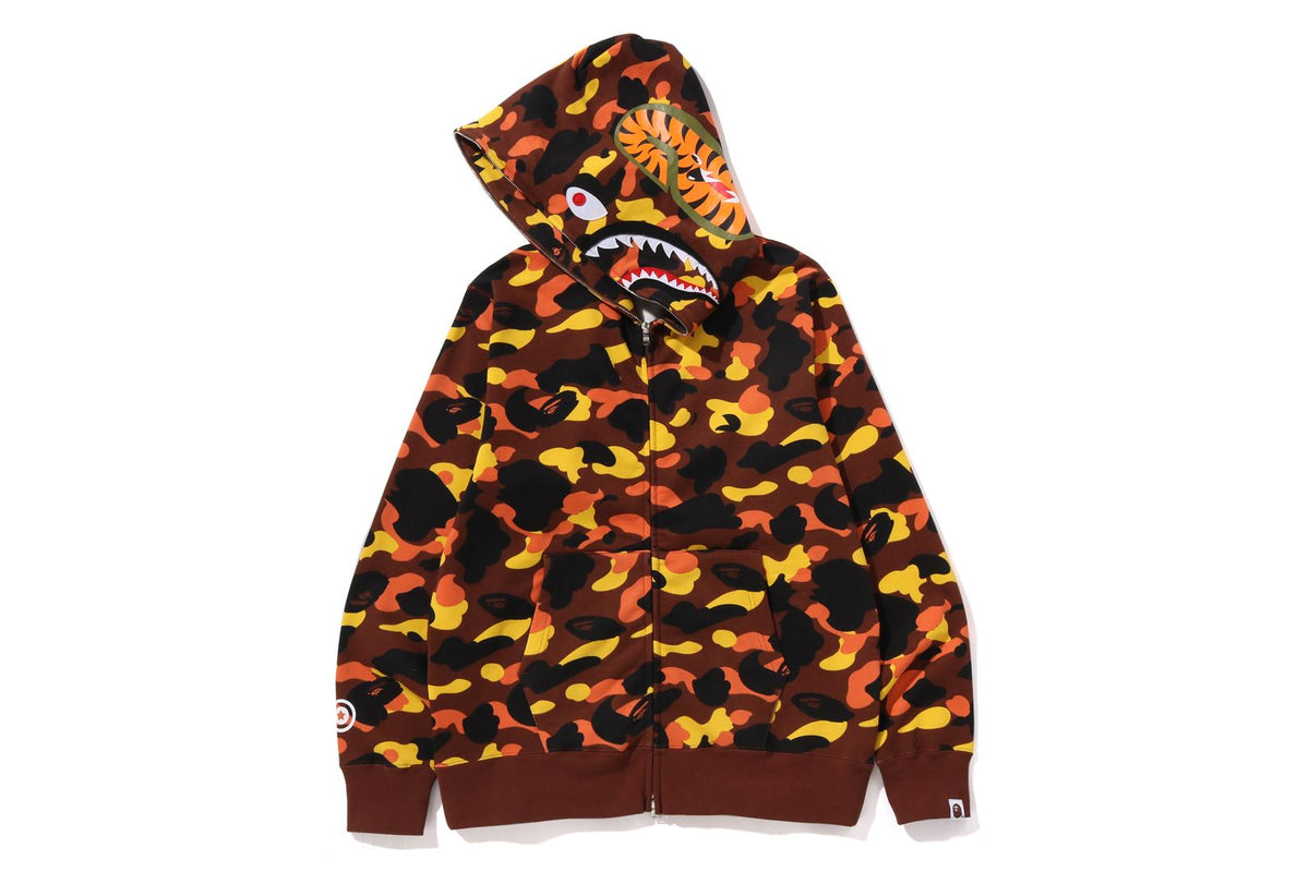 1ST CAMO SHARK FULL ZIP HOODIE