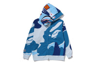 MEGA ABC CAMO DOUBLE SHARK RELAXED FIT FULL ZIP HOODIE