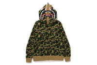 ABC CAMO DOUBLE SHARK FULL ZIP HOODIE