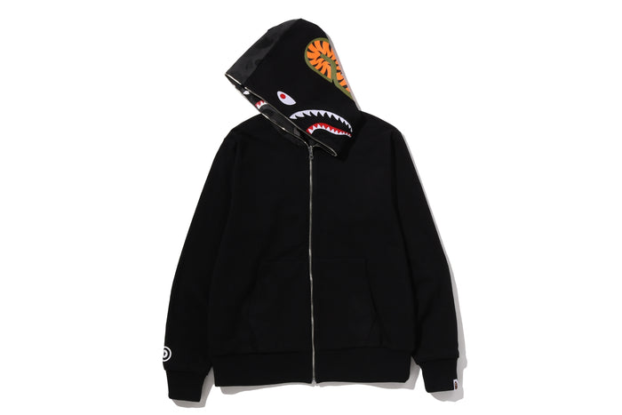 COLOR CAMO REVERSIBLE SHARK FULL ZIP HOODIE