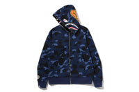 COLOR CAMO REVERSIBLE SHARK FULL ZIP HOODIE