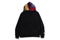 COLOR CAMO REVERSIBLE SHARK FULL ZIP HOODIE