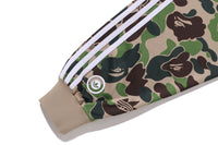 BAPE X ADIDAS RELAXED FIT TRACK CAMO SHARK FULL ZIP HOODIE