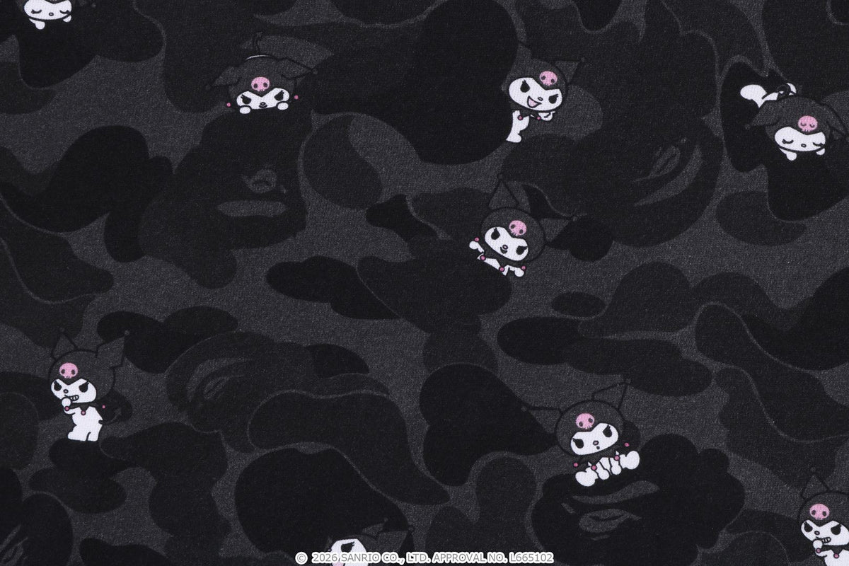 BAPE X KUROMI CAMO FULL ZIP HOODIE  LADIES