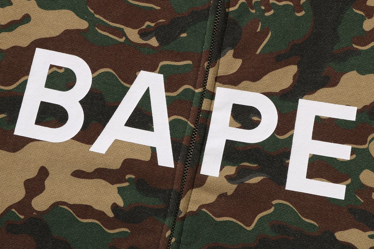 GLITCH WOODLAND CAMO FULL ZIP HOODIE