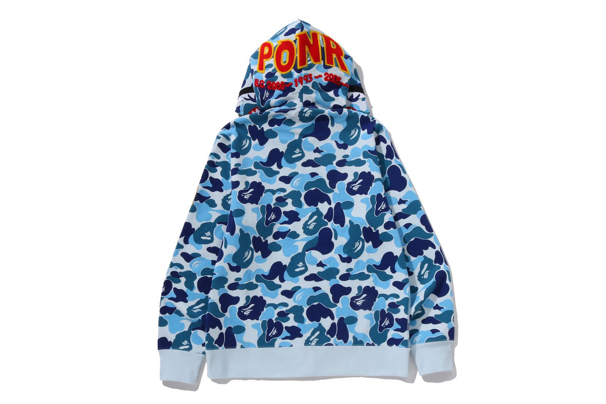ABC CAMO 2ND SHARK FULL ZIP HOODIE