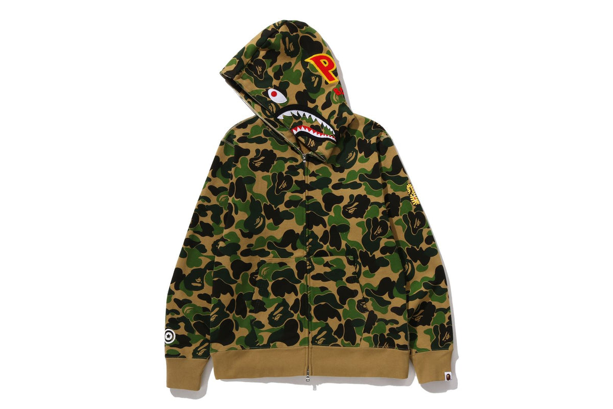 ABC CAMO 2ND SHARK FULL ZIP HOODIE