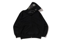 GARMENT DYE SHARK RELAXED FIT FULL ZIP HOODIE