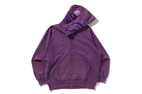 GARMENT DYE SHARK RELAXED FIT FULL ZIP HOODIE
