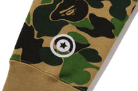 ABC CAMO CRYSTAL STONE SHARK CROPPED FULL ZIP HOODIE LADIES
