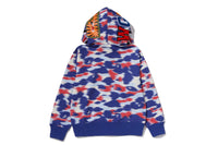 SCREEN CAMO SHARK FULL ZIP HOODIE