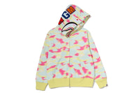 SCREEN CAMO SHARK FULL ZIP HOODIE