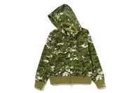 MULTI PIXEL CAMO SHARK FULL ZIP HOODIE LADIES