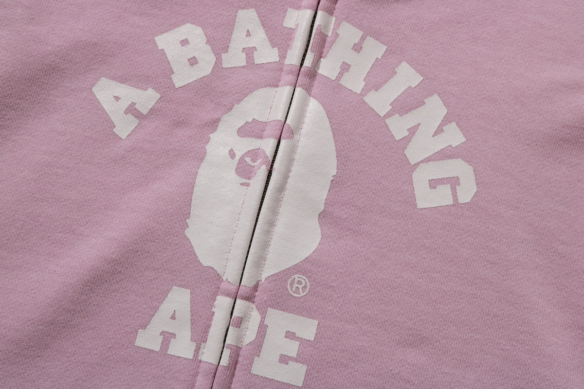 COLLEGE ZIP HOODIE LADIES