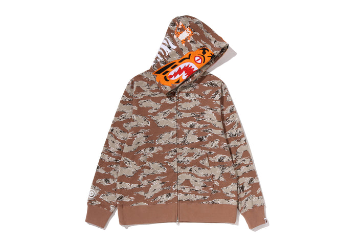 TIGER CAMO TIGER FULL ZIP HOODIE
