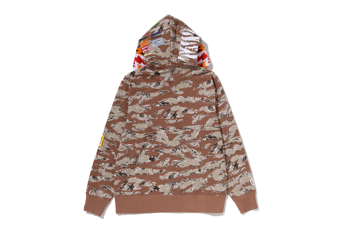 TIGER CAMO TIGER FULL ZIP HOODIE