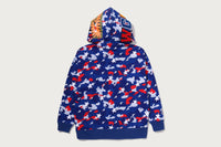 STA STRIKE CAMO SHARK RELAXED FIT FULL ZIP HOODIE