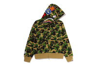 ABC CAMO CRYSTAL STONE SHARK FULL ZIP HOODIE LADIES