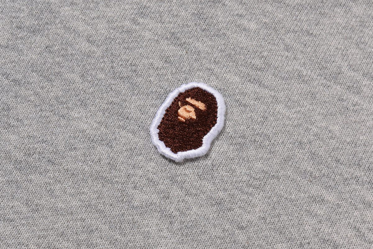 APE HEAD ONE POINT CROPPED ZIP HOODIE