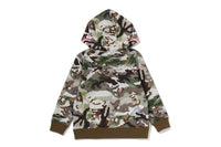 HYBRID CAMO SHARK ZIP HOODIE KIDS