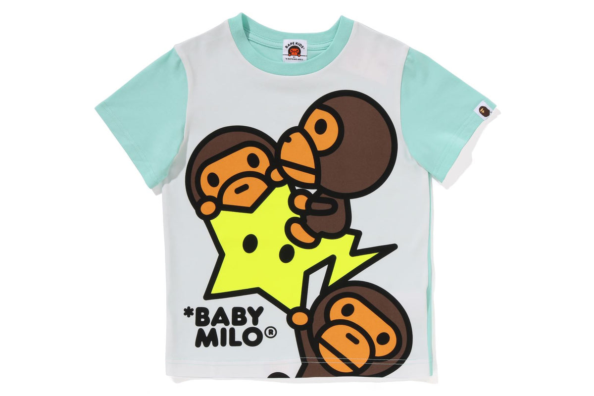 BABY MILO STA GLOW IN THE DARK PANEL PRINT TEE KIDS