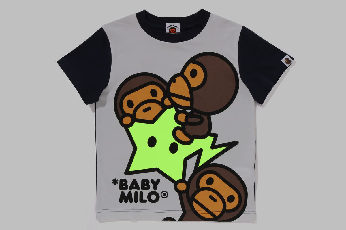 BABY MILO STA GLOW IN THE DARK PANEL PRINT TEE KIDS