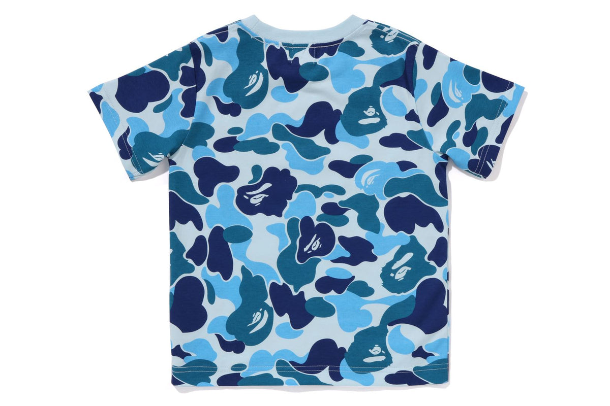 BAPE KIDS ABC CAMO BABY MILO COLLEGE T-SHIRT