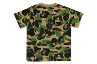 BAPE KIDS ABC CAMO BABY MILO COLLEGE T-SHIRT